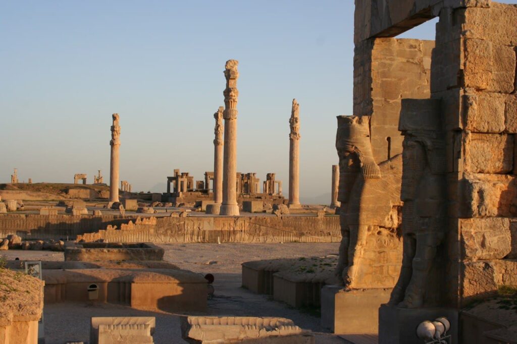 Persépolis, cité antique perse la capitale des Achéménides en Iran