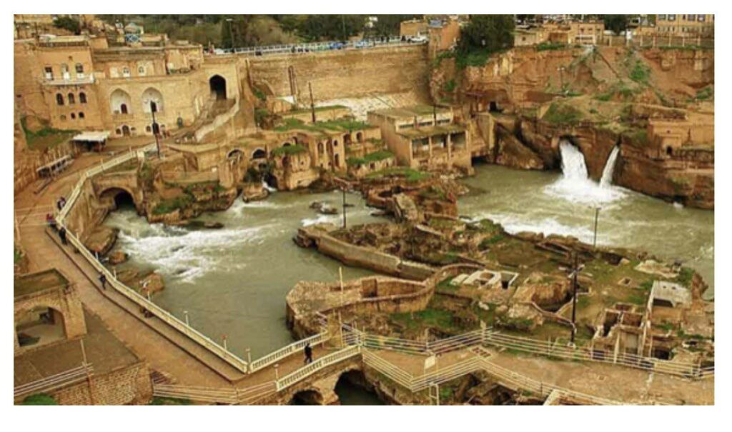 le complexe hydraulique de Shushtar en Iran unique au Monde